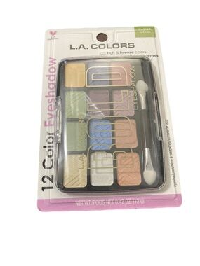 L.A. COLORS 12-Color Eyeshadow Palette - Multicolor